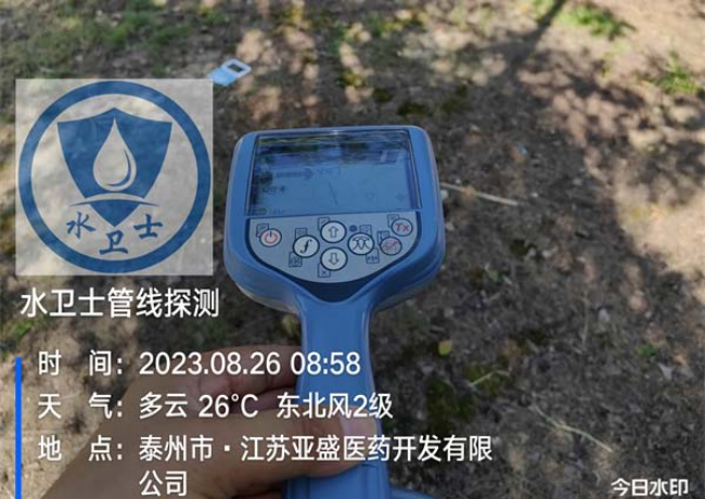 宿迁地埋电缆探测案例-江苏亚盛医药
